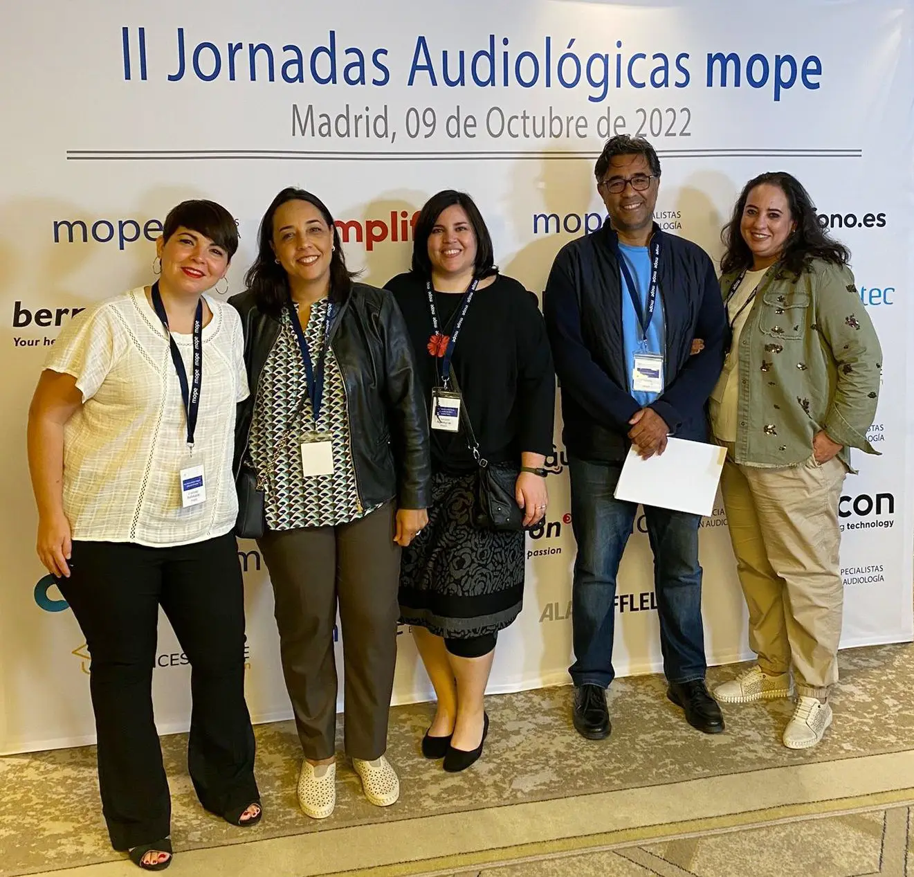 Lire la suite à propos de l’article Photocall des II Journées audiologiques mope !