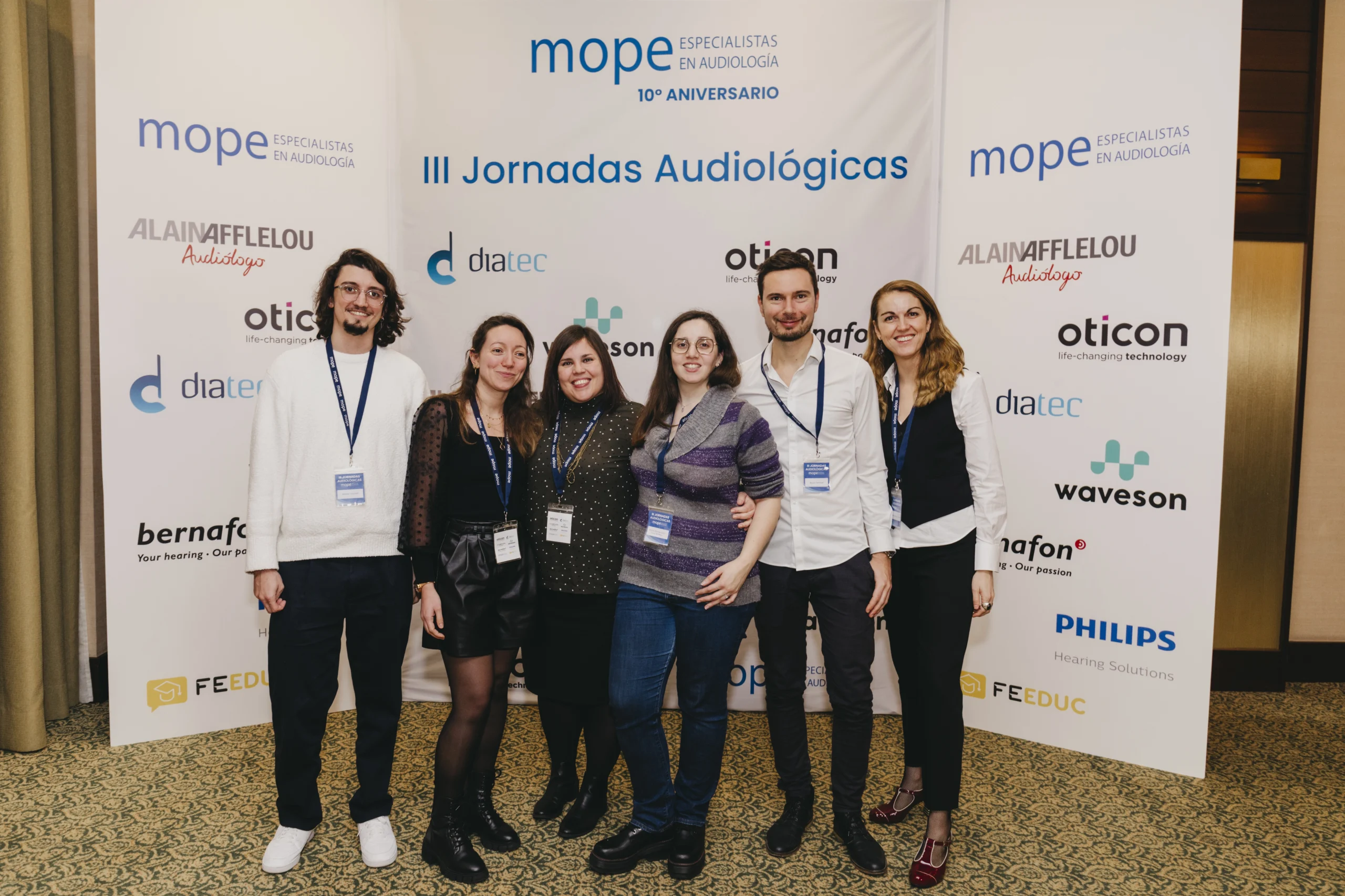 Lire la suite à propos de l’article ​Photocall Des III Journées Audiologiques Mope  
